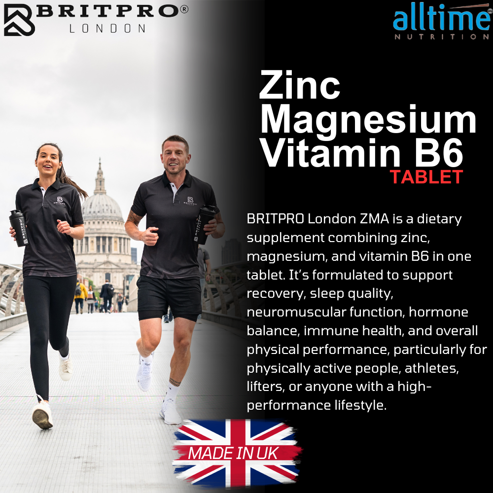 BRITPRO London Zinc Magnesium Vitamin B6 - 30 Servings