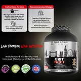 BRITPRO London BRIT Whey 2KG - 64 Servings