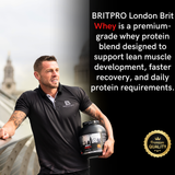 BRITPRO London BRIT Whey 2KG - 64 Servings