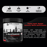 BRITPRO London L-Glutamine 250g - 50 Servings