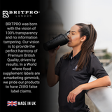 BRITPRO London L-Glutamine 250g - 50 Servings