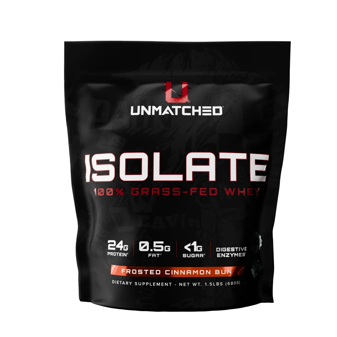 Unmatched Isolate Whey Protein, 1.5lbs