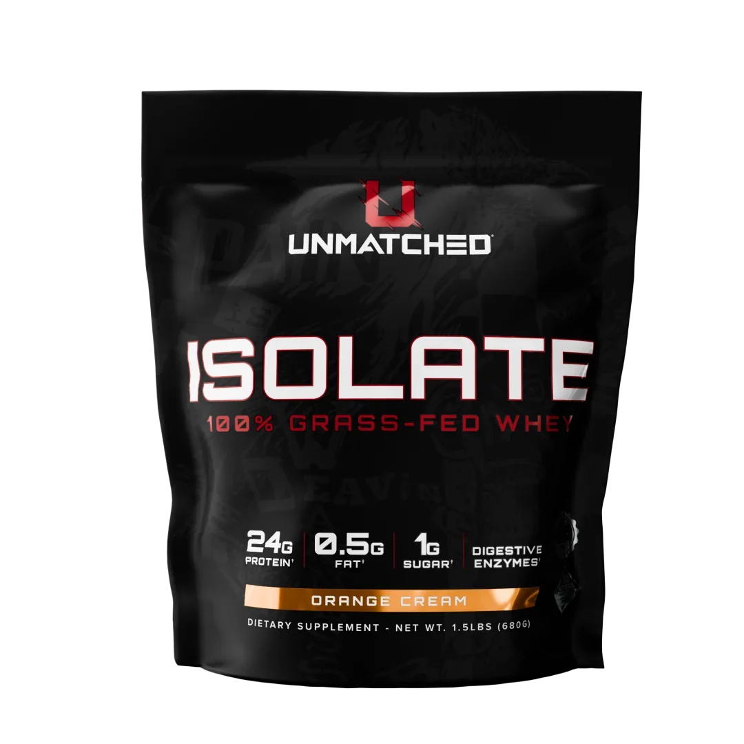 Unmatched Isolate Whey Protein, 1.5lbs