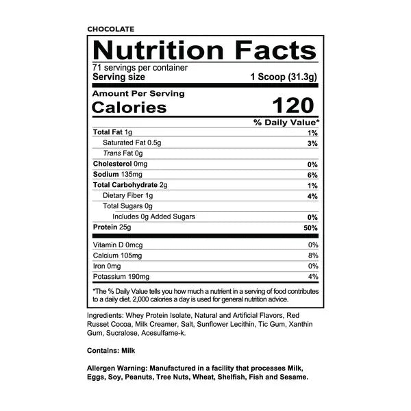 Redcon1 Isotope Whey Isolate, 71 Servings - 5 Lbs