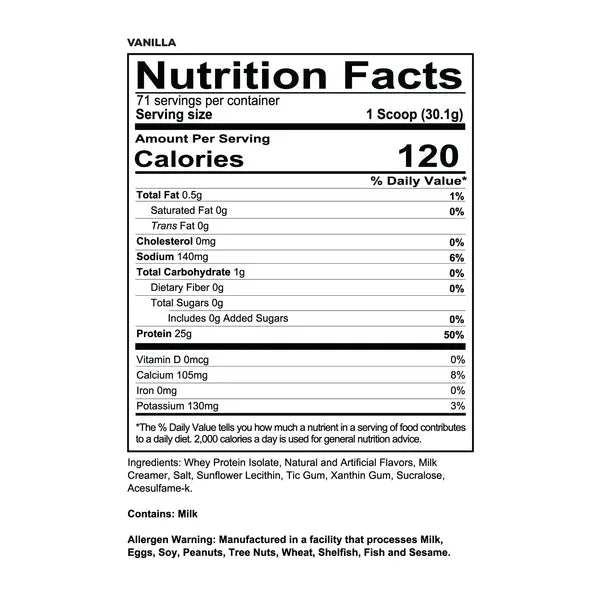 Redcon1 Isotope Whey Isolate, 71 Servings - 5 Lbs