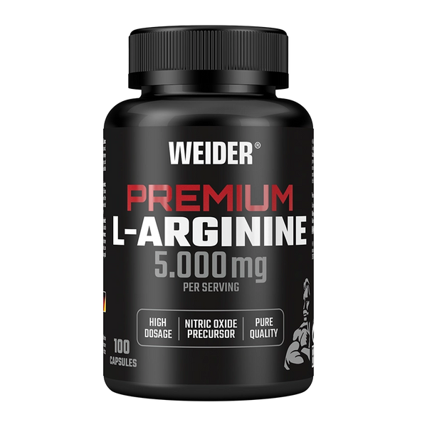 Weider Premium L-Arginine Capsules | 5,000mg per Serving | 100 Count