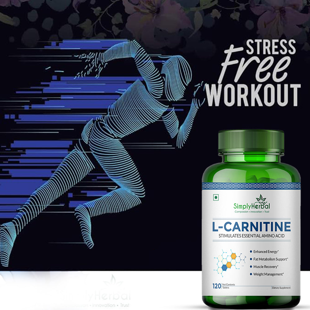 Simply Herbal L-Carnitine Formula 500mg | 120 Tablets