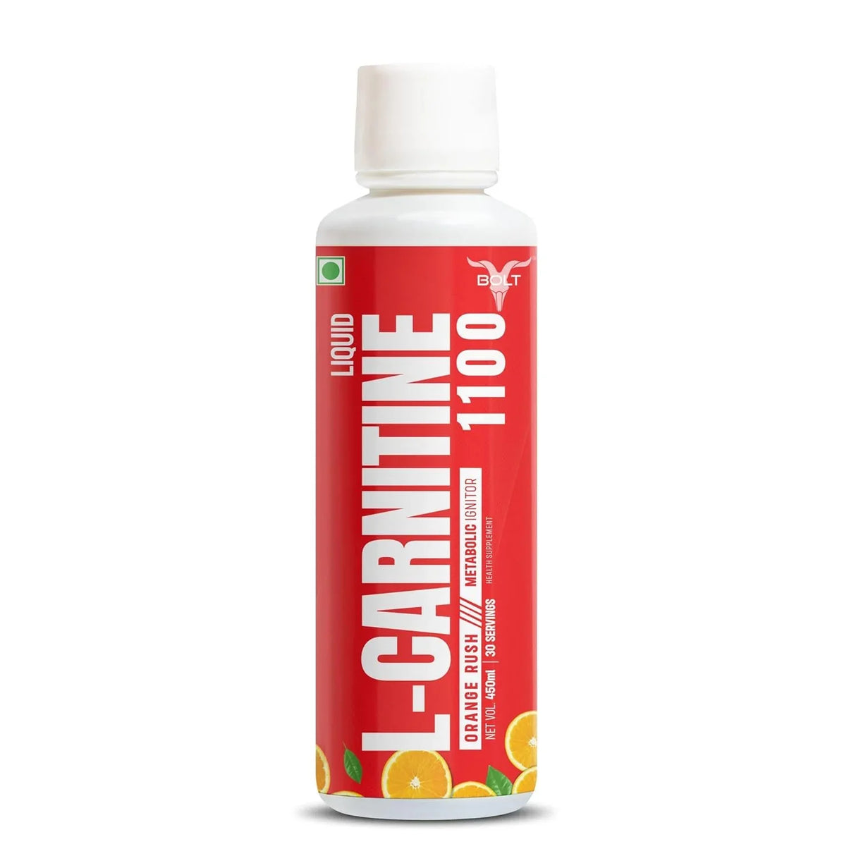 Bolt Nutrition L-Carnitine Liquid 1100 mg Orange Rush