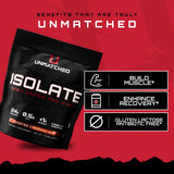 Unmatched Isolate Whey Protein, 1.5lbs