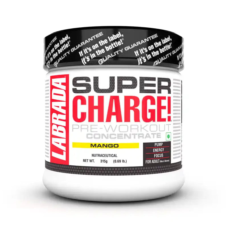 Labrada Super Charge Pre-Workout Concentrate Powder 315g | 63 Servings
