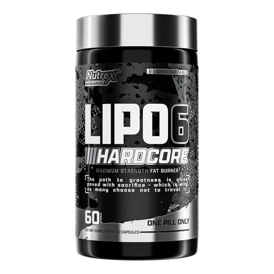 Nutrex Lipo 6 Hardcore For Maximum Fat Burning - 60 Capsules