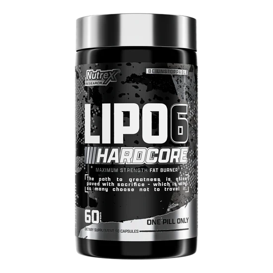 Nutrex Lipo 6 Hardcore For Maximum Fat Burning - 60 Capsules