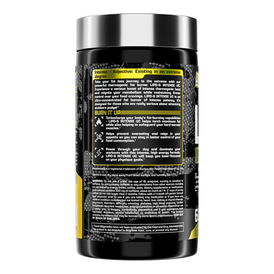 Nutrex Lipo 6 Intense Ultra Concentrate Intense Thermgenic Fat Desroyer - 60 Capsules