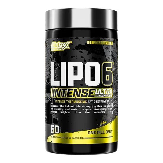 Nutrex Lipo 6 Intense Ultra Concentrate Intense Thermgenic Fat Desroyer - 60 Capsules