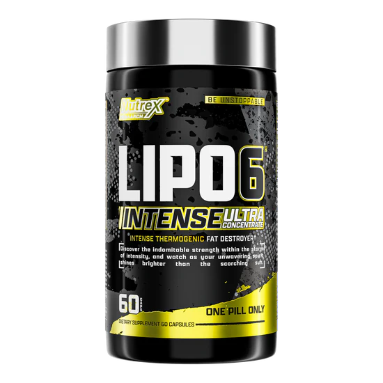 Nutrex Lipo 6 Intense Ultra Concentrate Intense Thermgenic Fat Desroyer - 60 Capsules