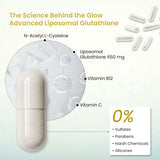 Vlado's Himalayan Organics Liposomal Glutathione 650mg | Skin & Liver Detox | 30 Caps