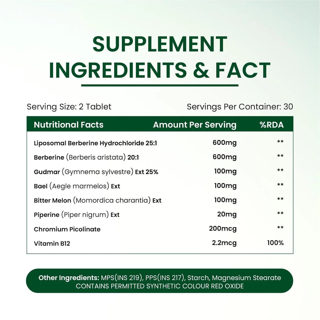 vlado’s himalayan organics liposomal berberine 1500mg 