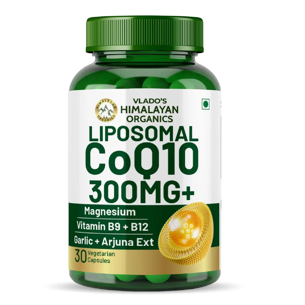 Vlado’s Himalayan Organics Liposomal CoQ10 300mg | Heart Health | 30 Caps