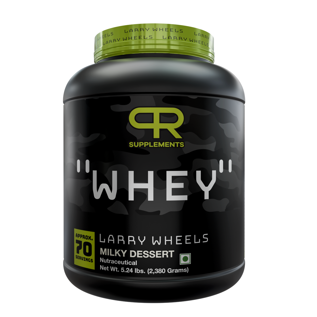 PR Supplements Larry Wheels Whey Protein Powder 2.38kg | Whey Protein Supplement