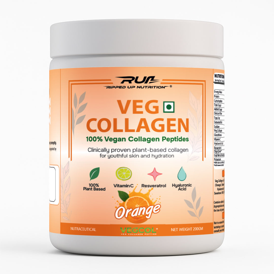 Ripped Up Nutrition Veg Collagen 200g, 20 Servings