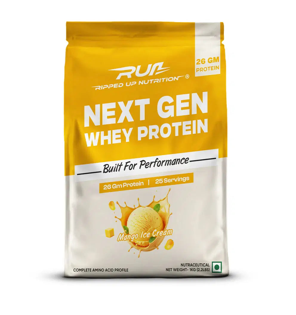 Ripped Up Nutrition Next Gen Protein | 26g Protein | Muscle Recovery Support | 1 Kg, 25 Servings
