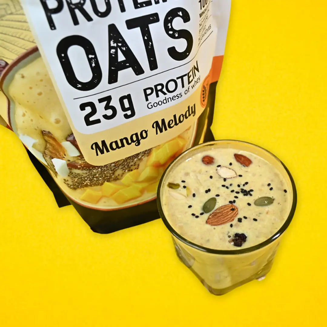 Nuts'Mor High Protein Oats with Goodness of Whey - 1Kg | 20 Servings