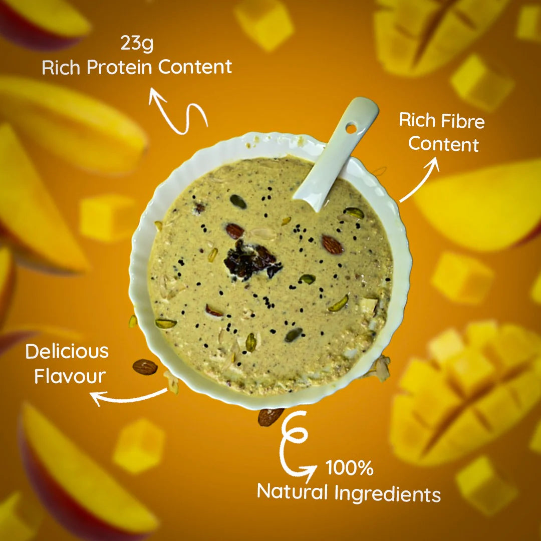 Nuts'Mor High Protein Oats with Goodness of Whey - 1Kg | 20 Servings