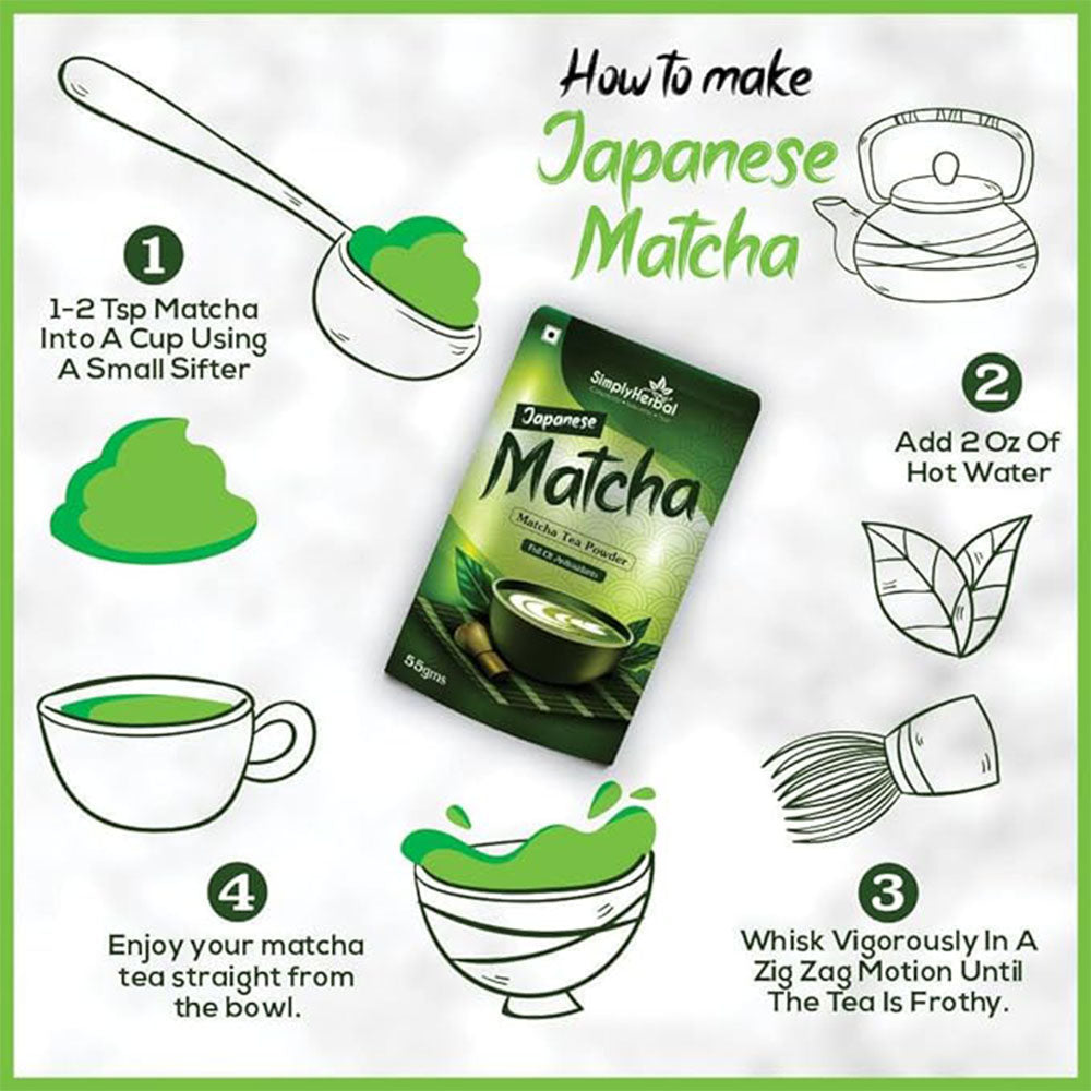 Simply Herbal Japanese Matcha Green Tea Powder 55g
