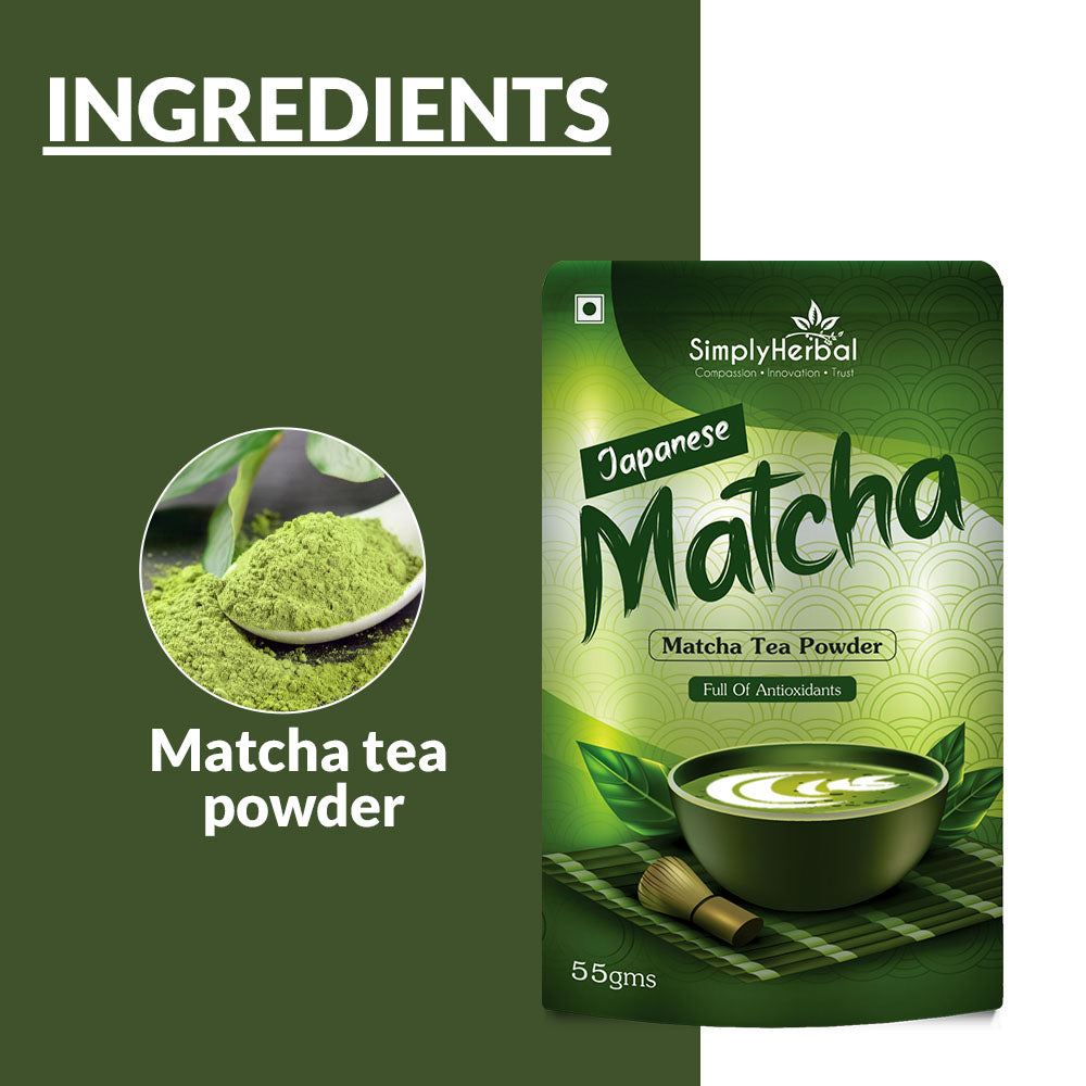 Simply Herbal Japanese Matcha Green Tea Powder 55g