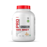 GNC Pro Performance 100% Whey Protein 4 Lbs + Nutristar Micronized CREA Gold Creatine Monohydrate 250g (83 Servings) - High-Performance Strength Combo
