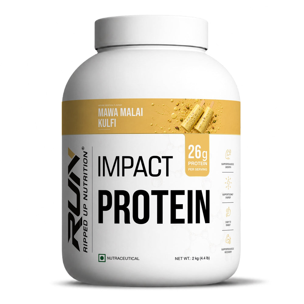 Ripped Up Nutrition Impact Protein Powder | Fermented Yeast & Soy Protein Isolate | 2.5kg | 50 Servings