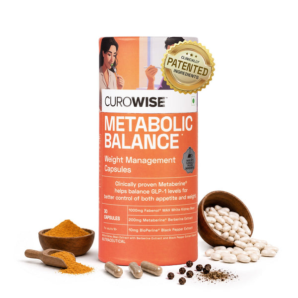 Curowise Metabolic Balance | Weight Management & Metabolic Wellness Support | 30 Capsules