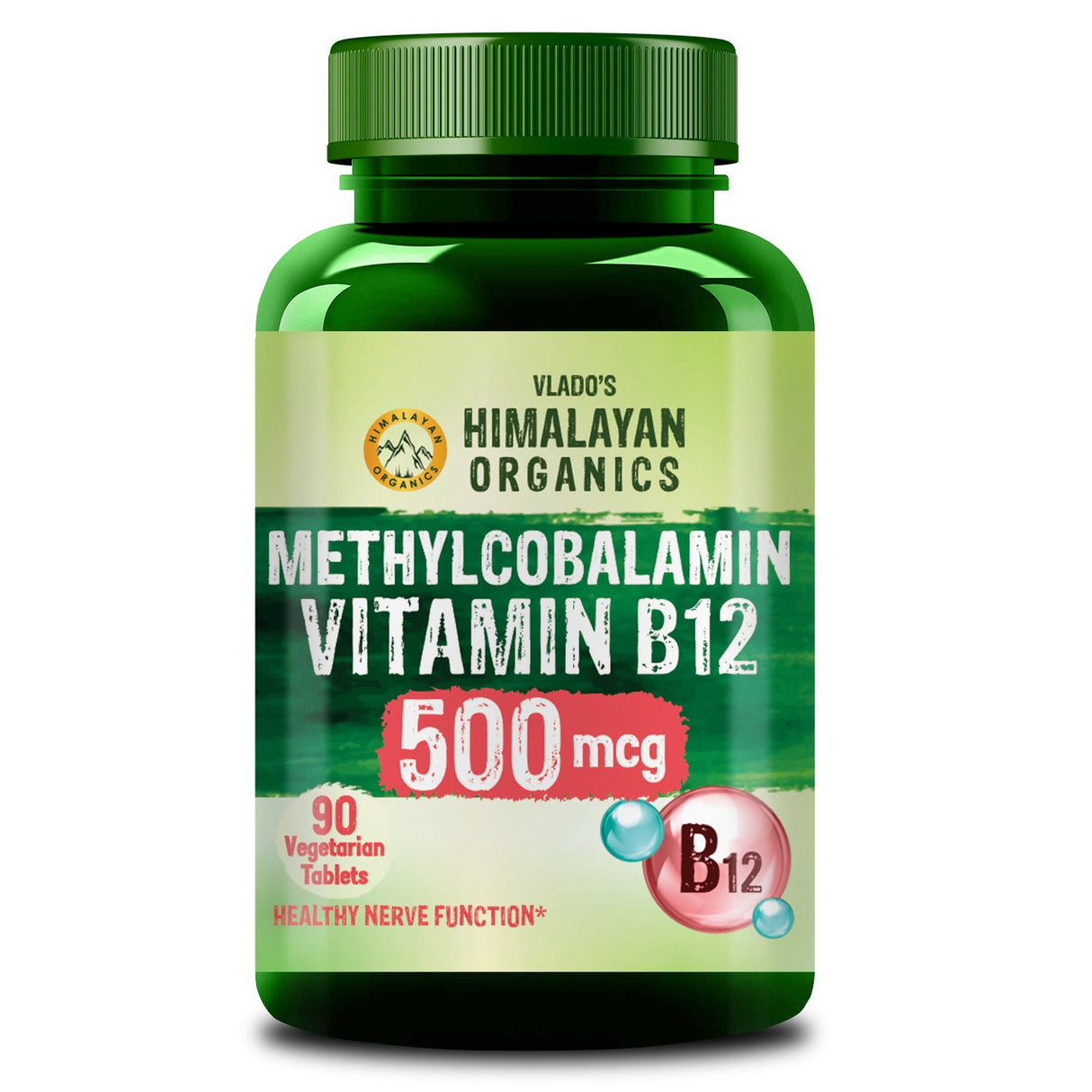 Himalayan Organics, Vitamin B12, 500mcg 