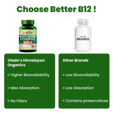 Himalayan Organics, Vitamin B12, 500mcg 