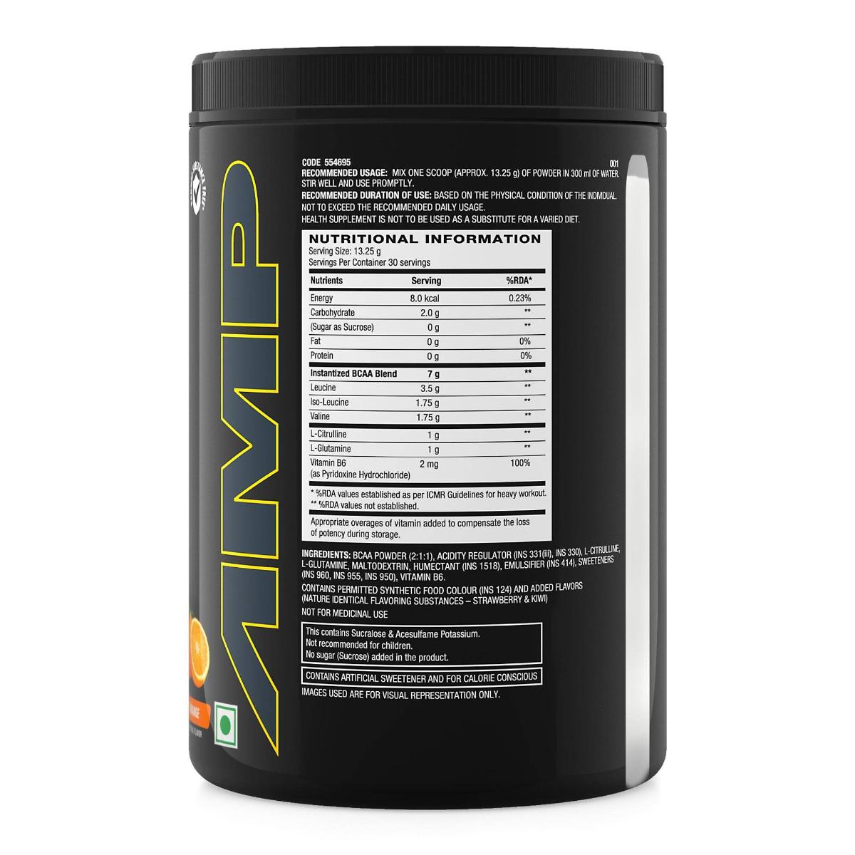 GNC AMP Gold Series Advanced BCAA Powder - 30 Servings