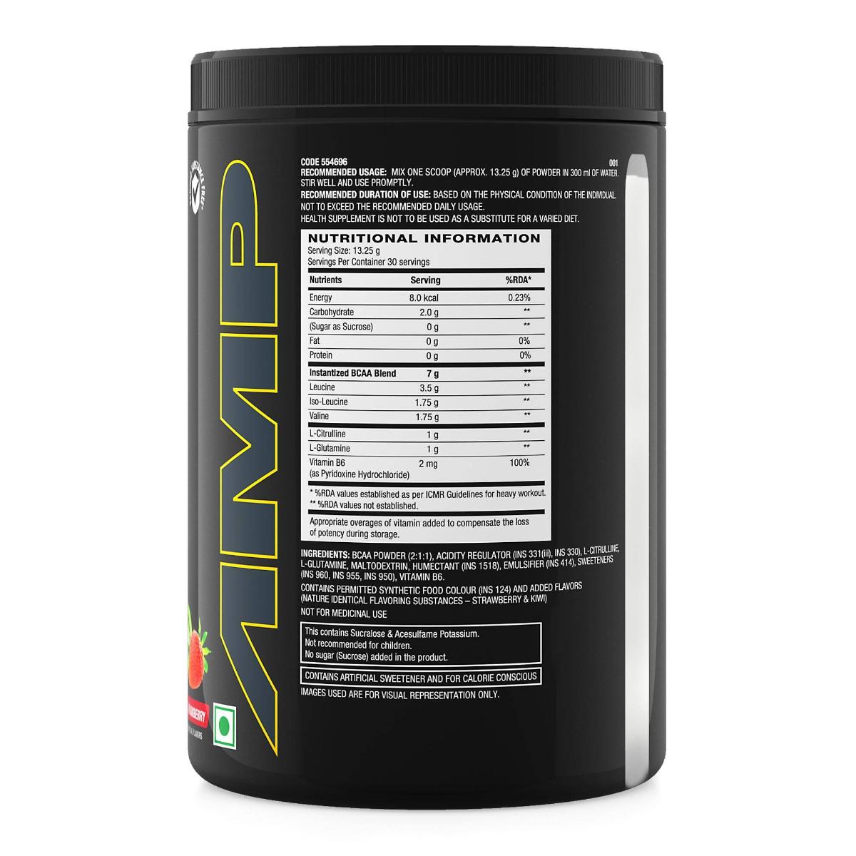GNC AMP Gold Series Advanced BCAA Powder - 30 Servings