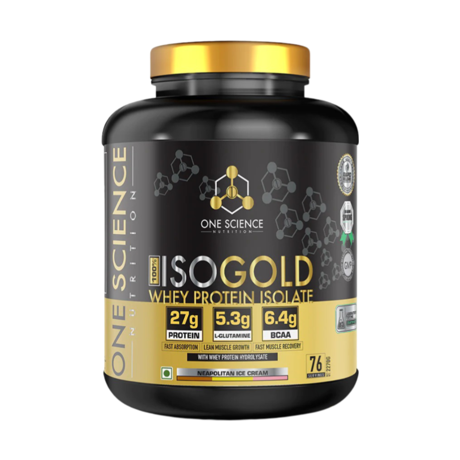 One Science ISO GOLD Whey Protein Isolate - 5 Lbs - Nutristar