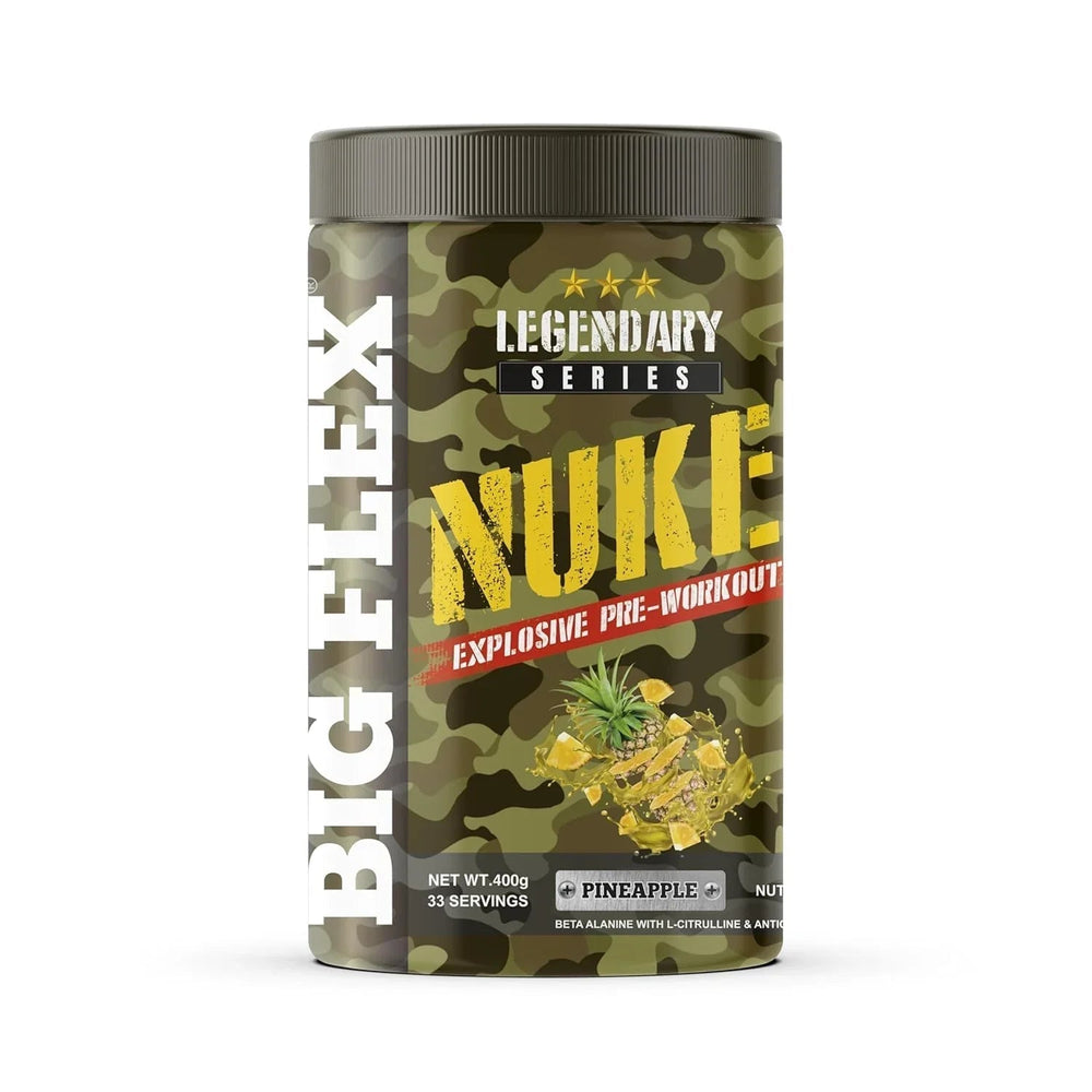 Bigflex Nuke Pre-Workout Powder | Energy & Workout Support | 400g (33 Servings)