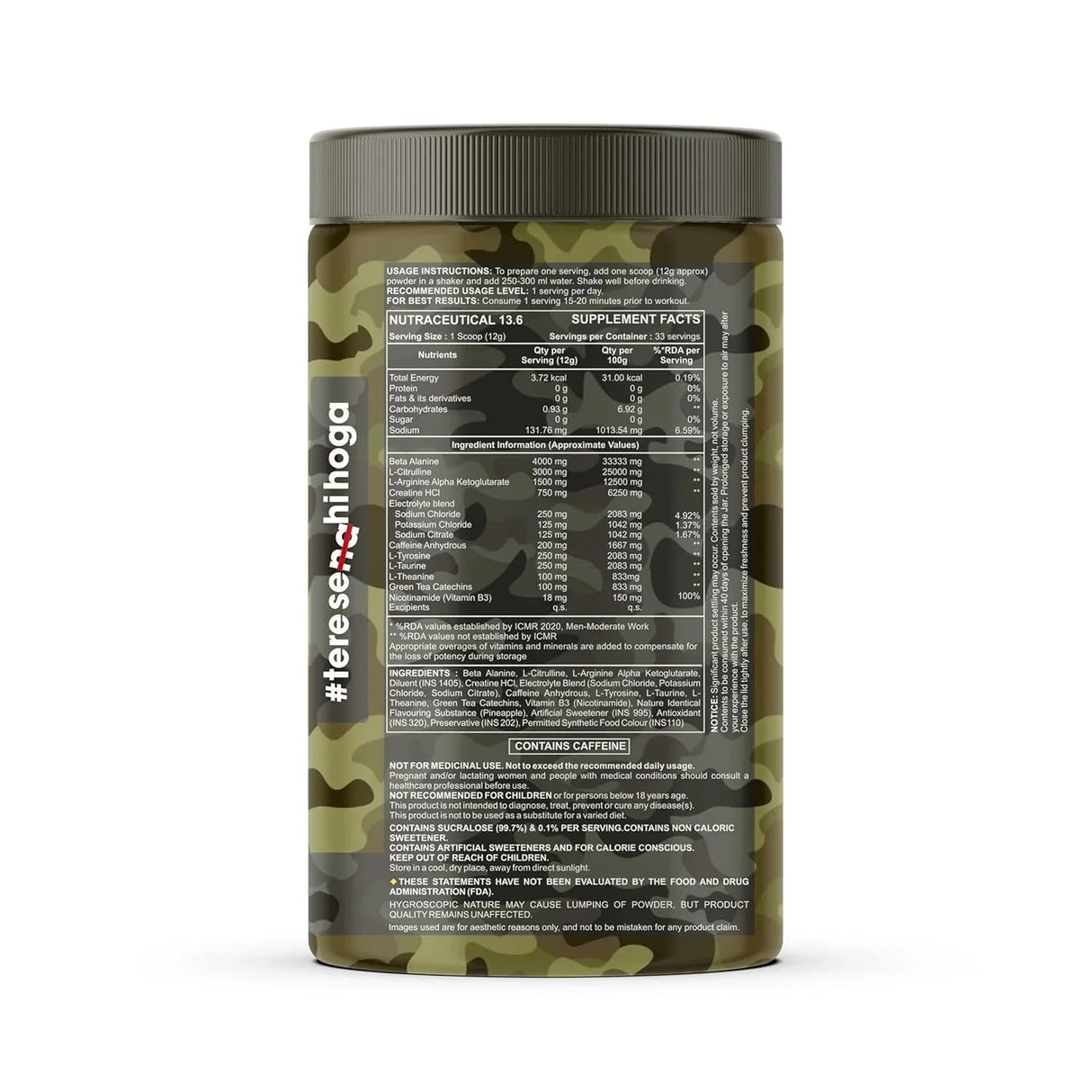Bigflex Nuke Pre-Workout Powder