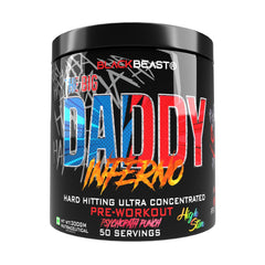 Black Beast Big Daddy Inferno Pre-Workout | Citrulline Malate & Beta Alanine | 450g