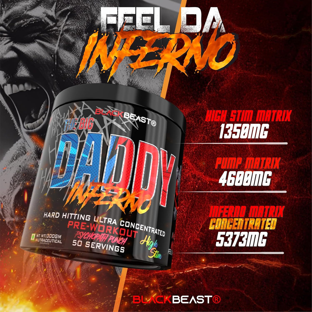Black Beast Big Daddy Inferno Pre-Workout