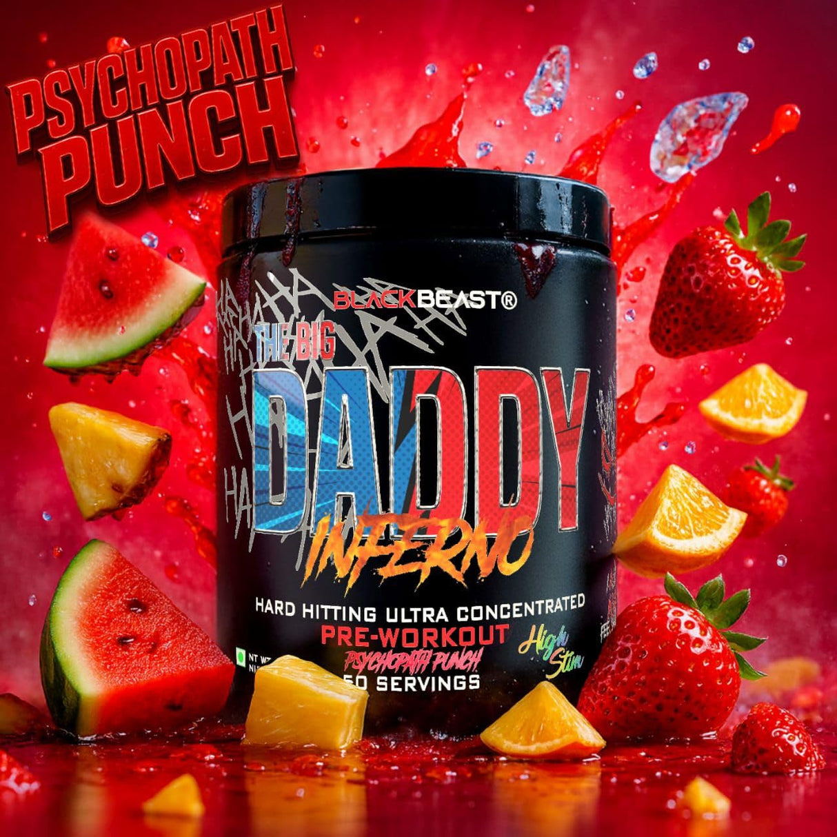 Black Beast Big Daddy Inferno Pre-Workout