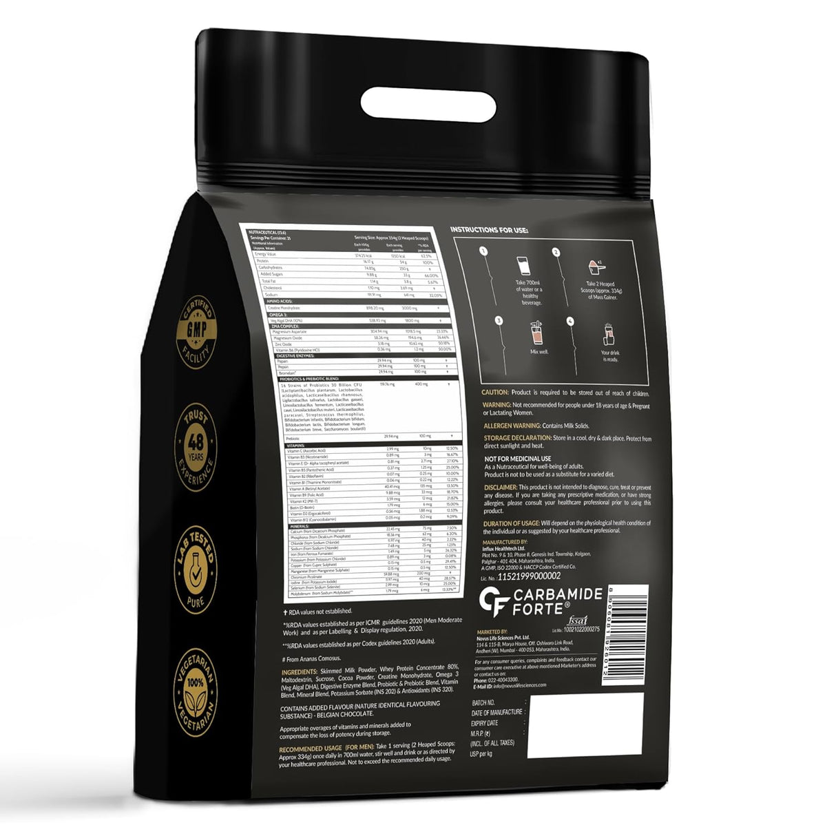 Carbamide Forte Mass Gainer 7 Kg