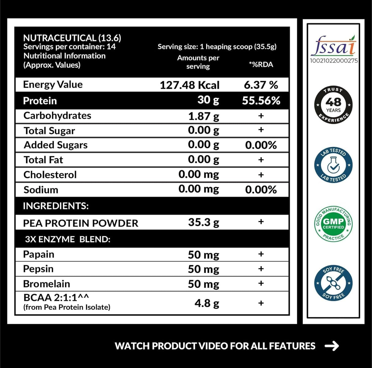 Carbamide Forte Pea Protein - 500g