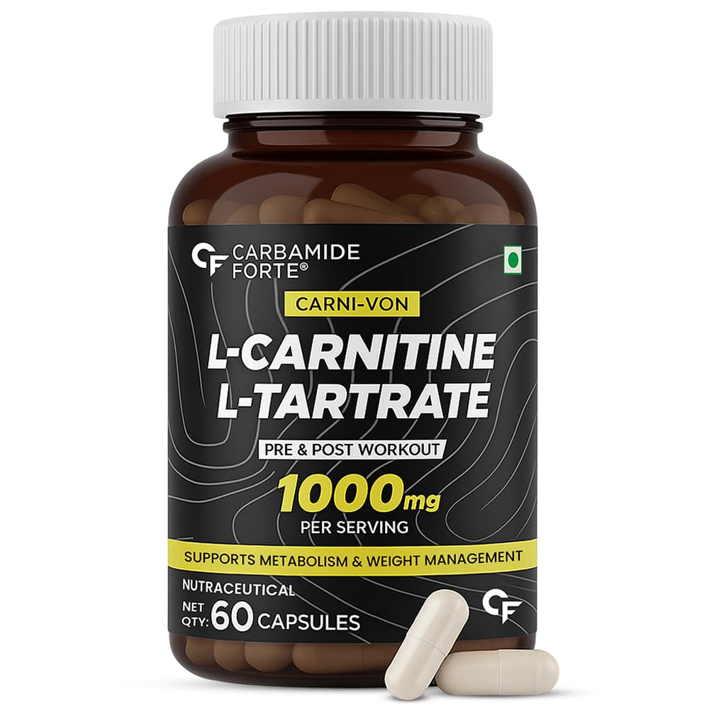 Carbamide Forte L-Carnitine + L-Tartrate Capsules - 60 Tablets