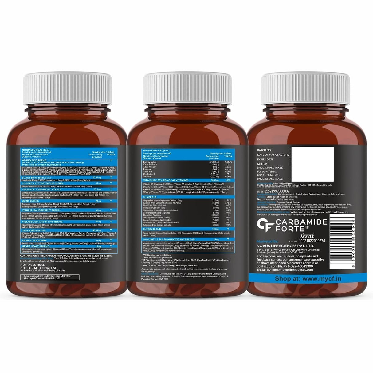 Carbamide Forte Multivitamin Sports - 60 Tablets