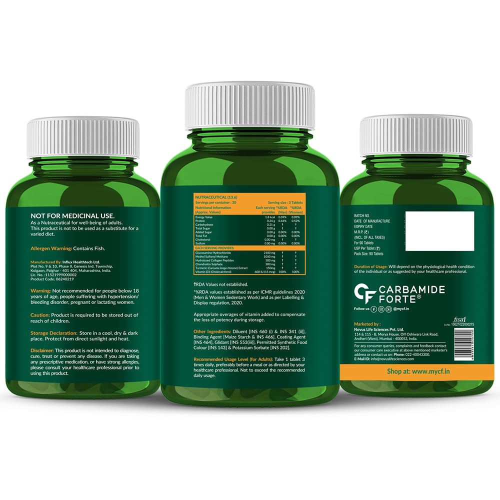 Carbamide Forte Joint Support 3900mg - 90 Tablets