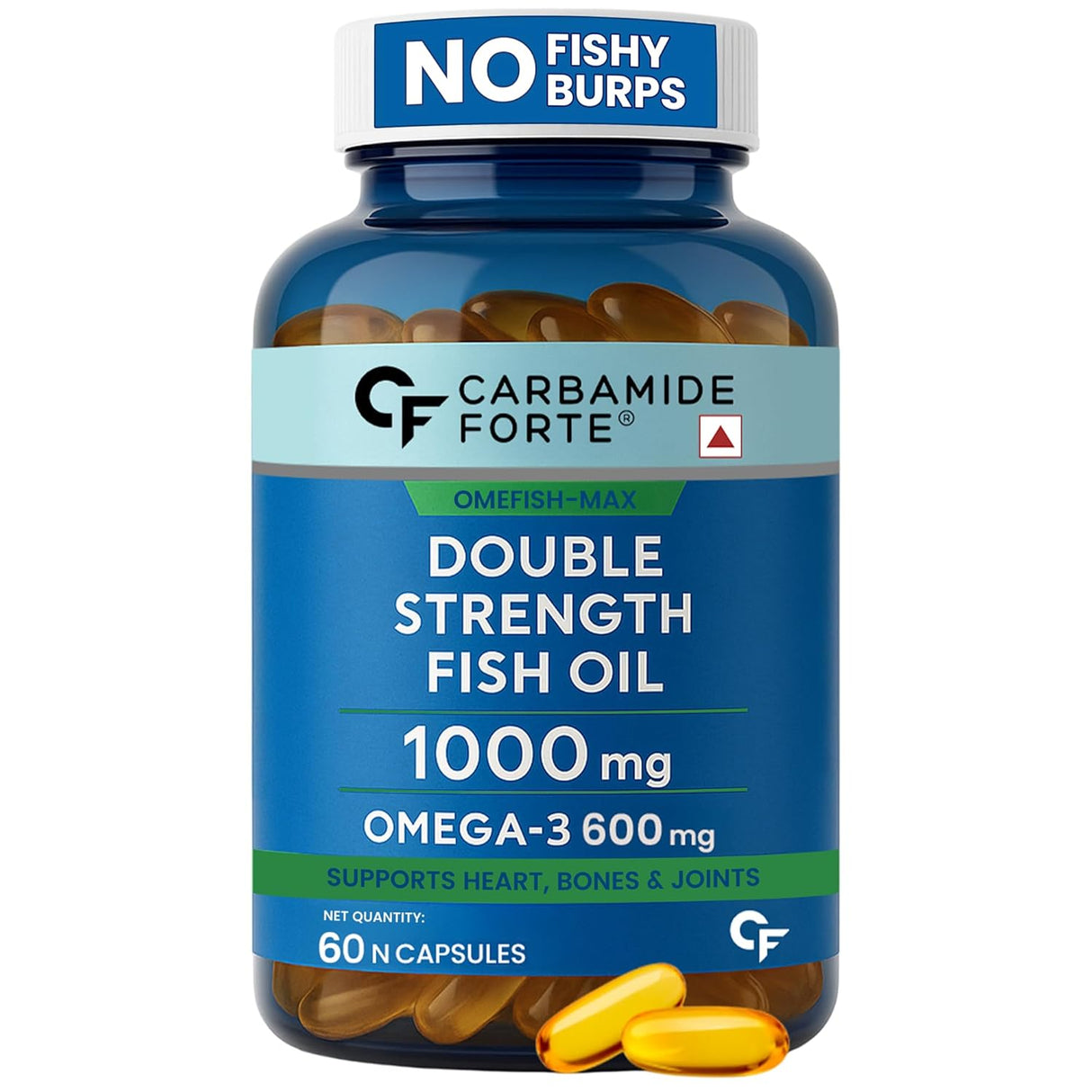 Carbamide Forte Double Strength Fish Oil - 60 Tablets