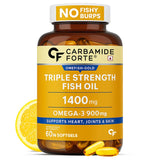 Carbamide Forte Triple Strength Fish Oil - 60 Tablets
