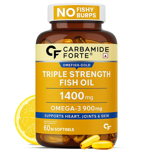 Carbamide Forte Triple Strength Fish Oil - 60 Tablets